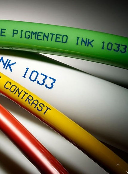 Marcação em cabos industriais com codificação inkjet
